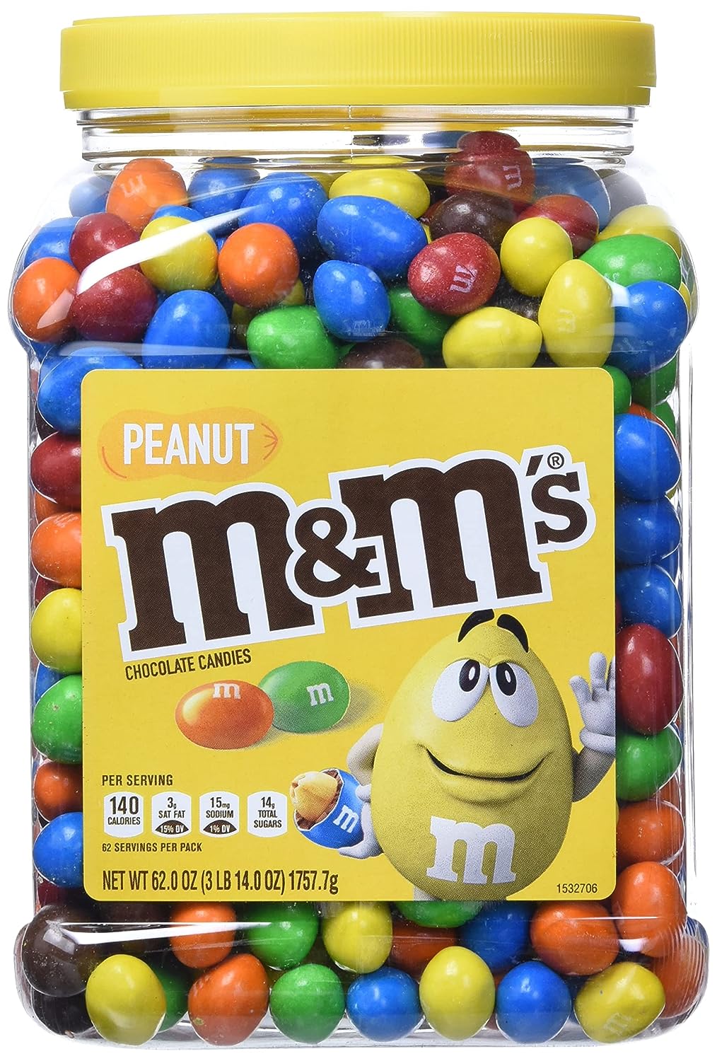 ''HOLIDAY M&Ms, Peanut 3.87 Pound 62.0 Ounce, 1-Pack''